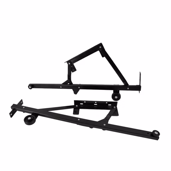 Mecanismo de sofá-cama funcional preto de metal com dobradiça para móveis modernos Winstar com roda